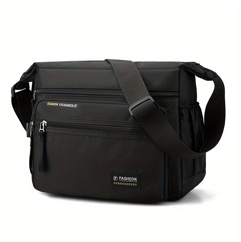 Multifunctional Crossbody Bags for Men, Nylon Waterproof Shoulder Bag, Luxury Design, 2025