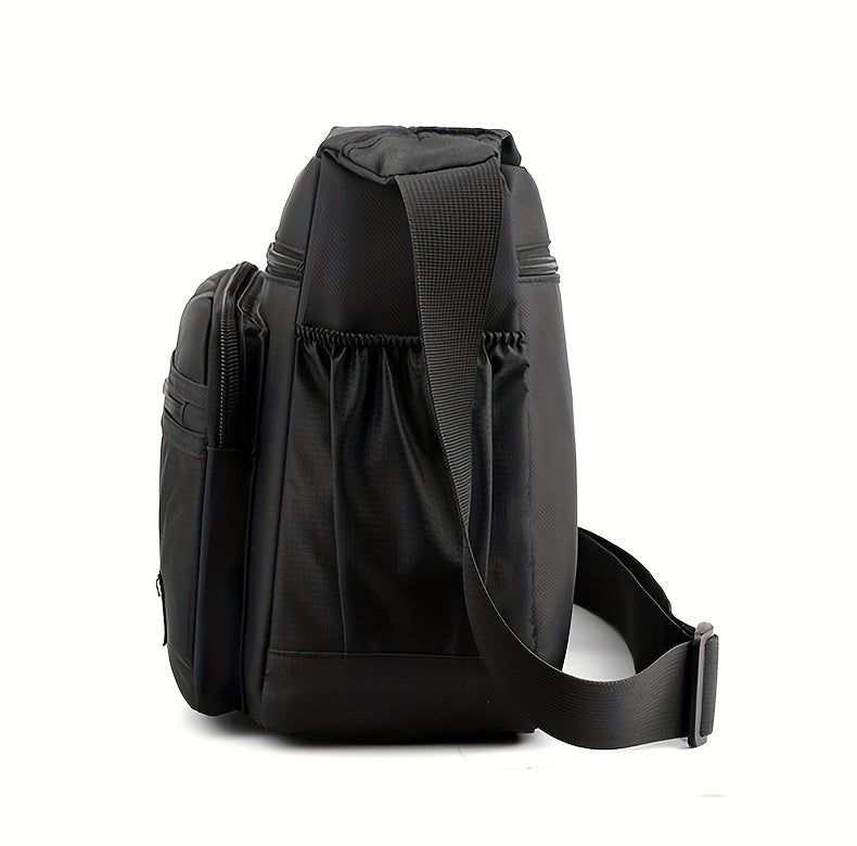 Multifunctional Crossbody Bags for Men, Nylon Waterproof Shoulder Bag, Luxury Design, 2025