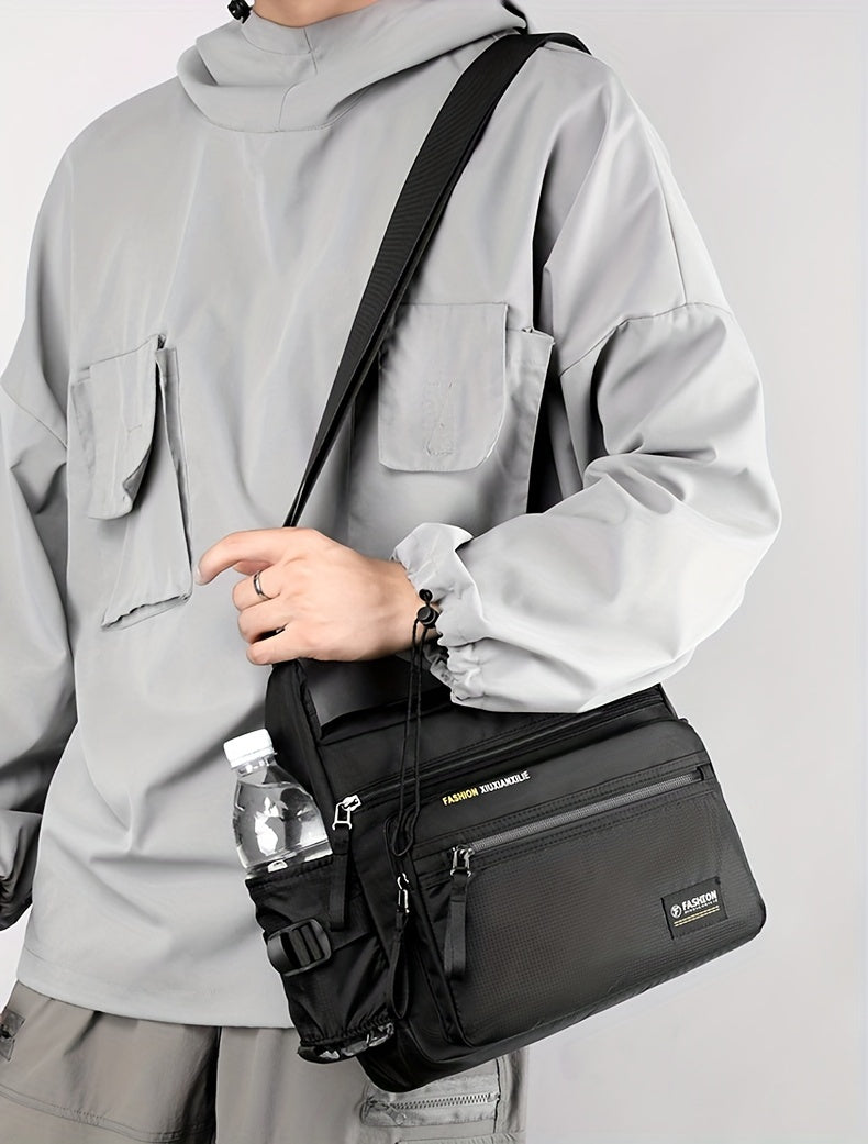 Multifunctional Crossbody Bags for Men, Nylon Waterproof Shoulder Bag, Luxury Design, 2025
