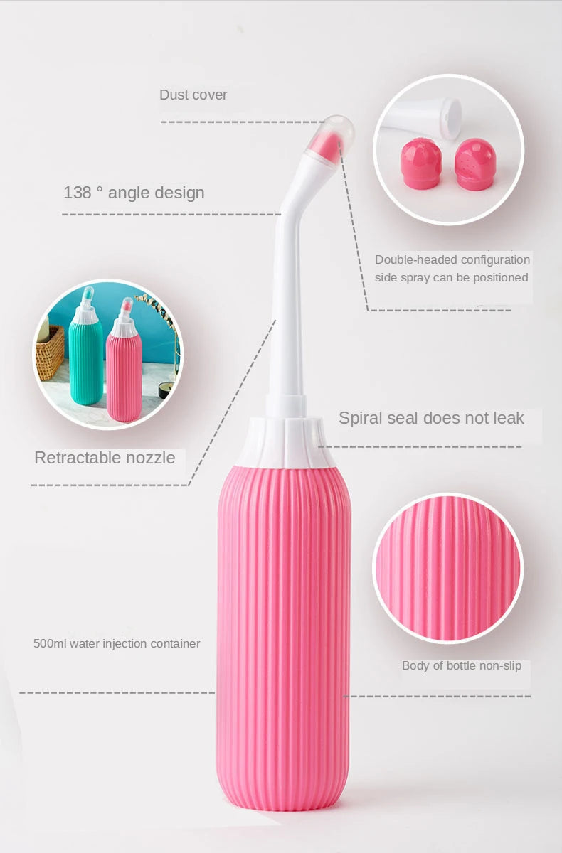 Portable Bidet Private Parts Flushing Device Baby Butt Cleaner Confinement Pregnant and Lying-in Women's Perineum Body Bidet