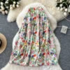Print Draped Straight Skirt Women Casual High Waist Skirts For Girls Sweet Skirt Clothes Women Wholesale