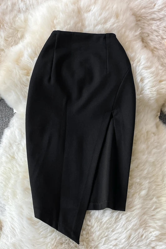 Autumn Solid A-Line Skirt Women Casual High Waist Mini Skirts for Girls Casual Skirt Clothes Women Wholesale