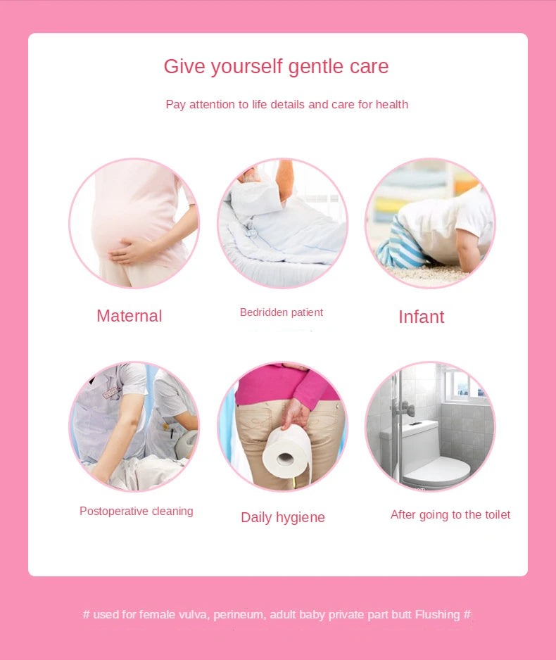 Portable Bidet Private Parts Flushing Device Baby Butt Cleaner Confinement Pregnant and Lying-in Women's Perineum Body Bidet
