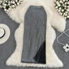 Solid A-Line Skirt Women Casual Midi Skirts for Girls Casual Skirt Clothes Women Wholesale