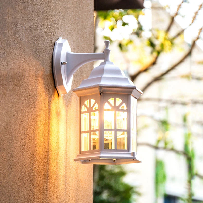 Nordic Lamps And Lanterns Simple Balcony Wall Lamp Outdoor Waterproof Terrace Wall Lamp Villa Outdoor Corridor Store Decoration