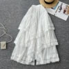 2025 Summer Patchwork Straight Skirt Women Casual High Waist Mesh Skirts For Girls Casual Skirt Clothes Women Wholesale