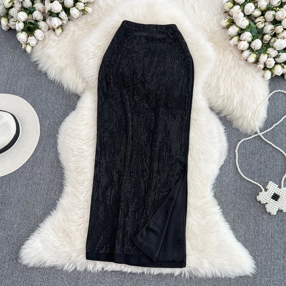 Solid A-Line Skirt Women Casual Midi Skirts for Girls Casual Skirt Clothes Women Wholesale