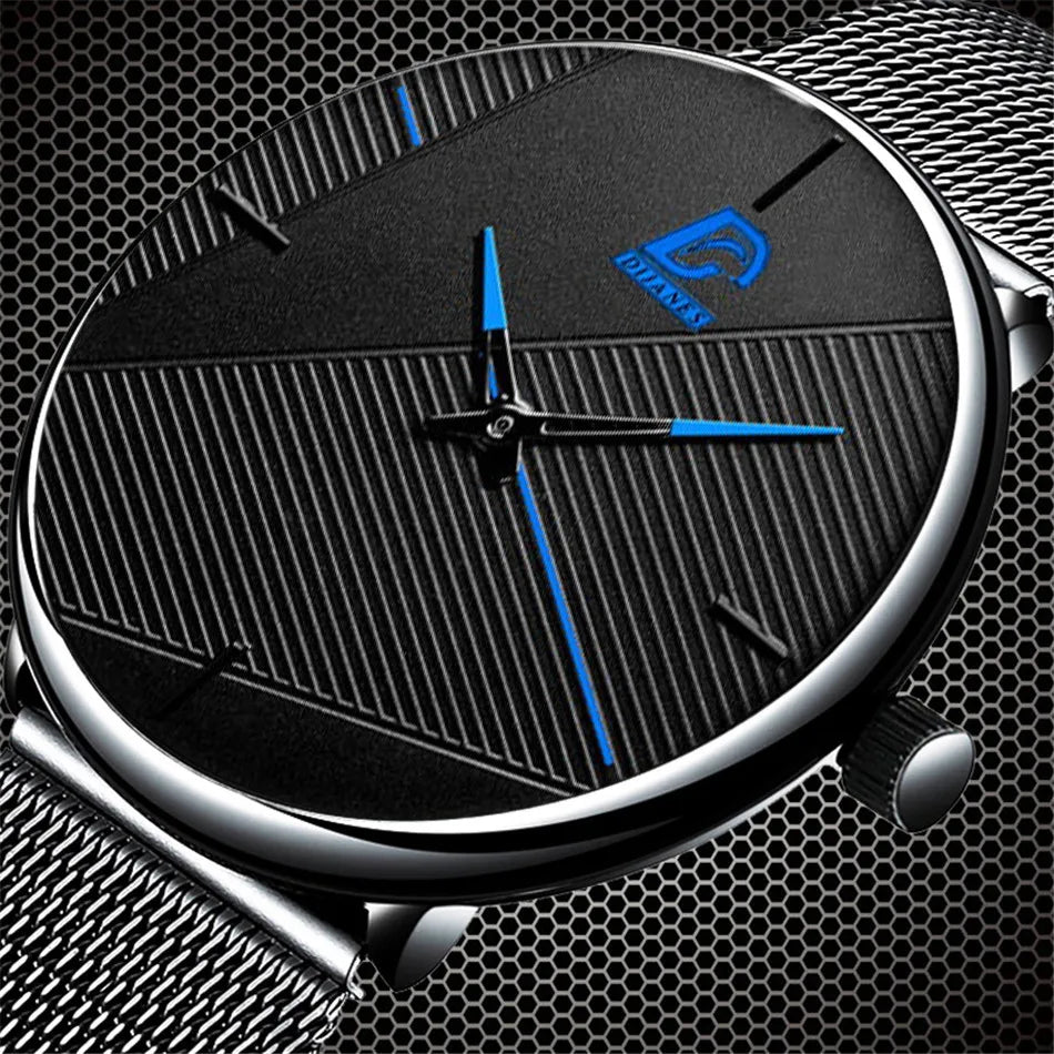 reloj hombre Watches Mens 2023 Minimalist Men's Fashion Ultra-thin Watch Simple Men Business Quartz Wristwatch relogio masculino