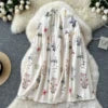 Print Draped Straight Skirt Women Casual High Waist Skirts For Girls Sweet Skirt Clothes Women Wholesale