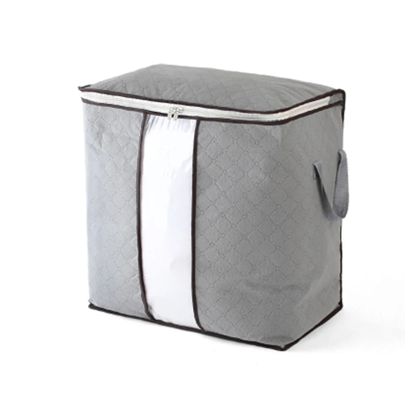 Wholesale Home Storage Foldable Bag New Waterproof Oxford Fabric Bedding Pillows Quilt storage bag clothes storage bag organizer