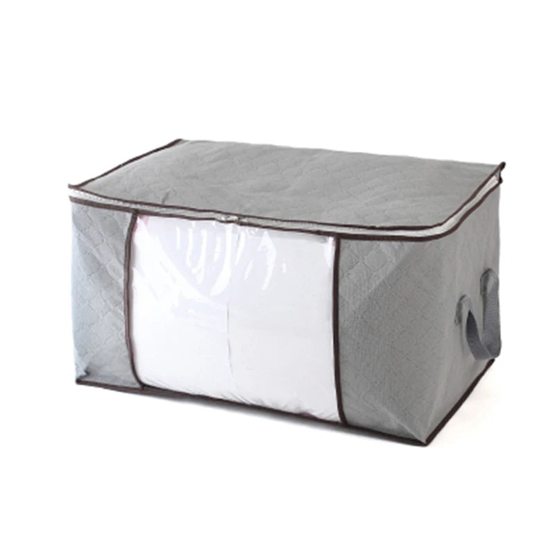 Wholesale Home Storage Foldable Bag New Waterproof Oxford Fabric Bedding Pillows Quilt storage bag clothes storage bag organizer