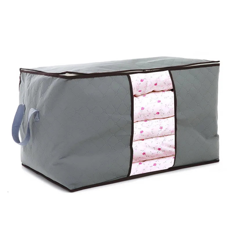 Wholesale Home Storage Foldable Bag New Waterproof Oxford Fabric Bedding Pillows Quilt storage bag clothes storage bag organizer