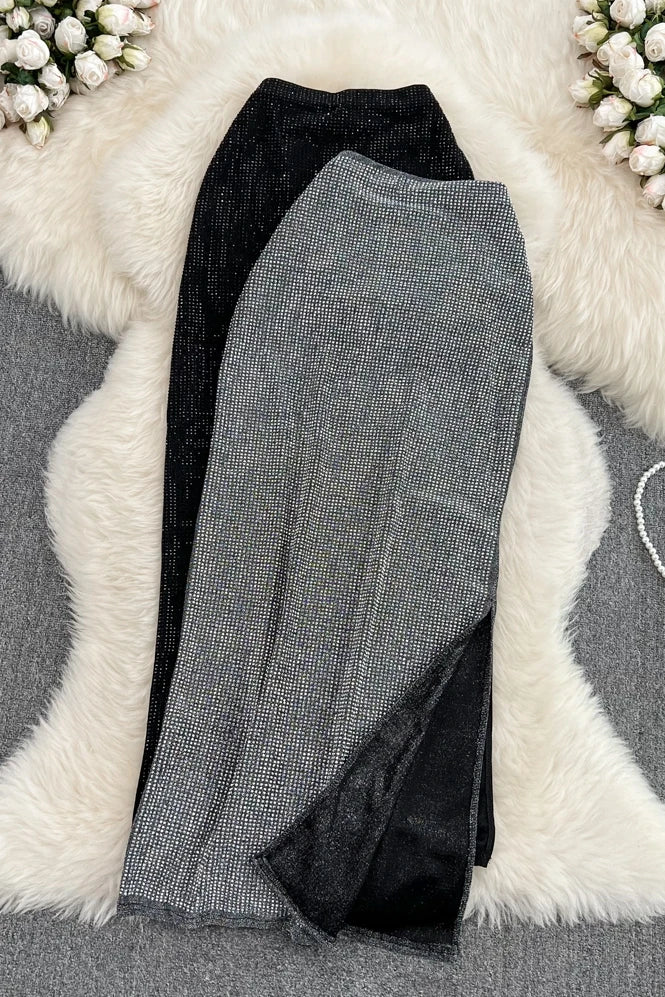 Solid A-Line Skirt Women Casual Midi Skirts for Girls Casual Skirt Clothes Women Wholesale