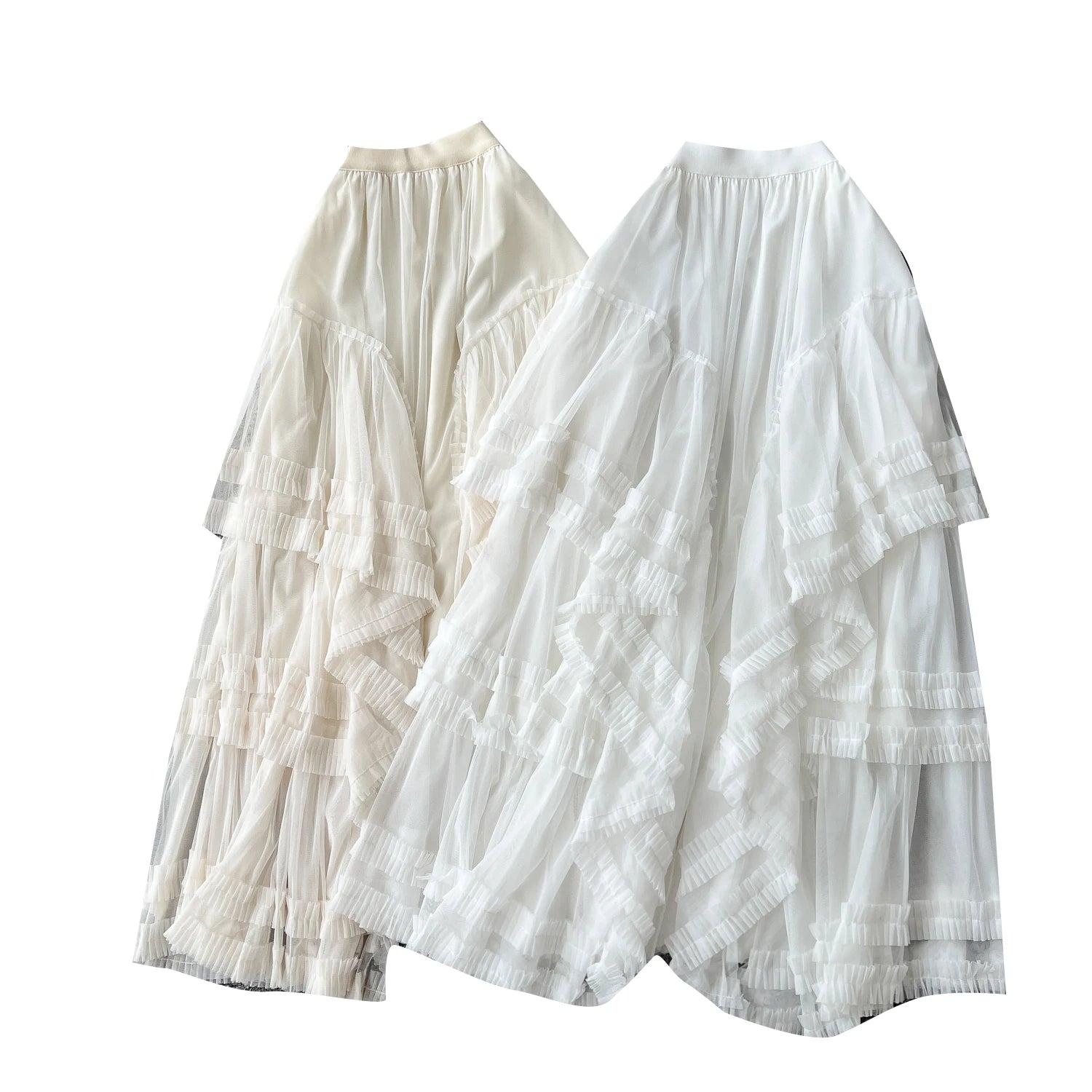2025 Summer Patchwork Straight Skirt Women Casual High Waist Mesh Skirts For Girls Casual Skirt Clothes Women Wholesale