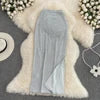 Solid A-Line Skirt Women Casual Midi Skirts for Girls Casual Skirt Clothes Women Wholesale