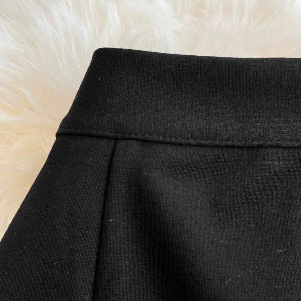 Spring Solid Ruffles Pencil Skirt Women Casual High Waist Midi Skirts for Girls Casual Skirt Clothes Women Wholesale