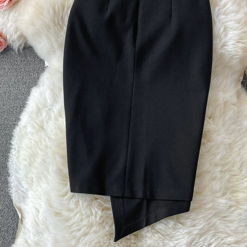 Autumn Solid A-Line Skirt Women Casual High Waist Mini Skirts for Girls Casual Skirt Clothes Women Wholesale