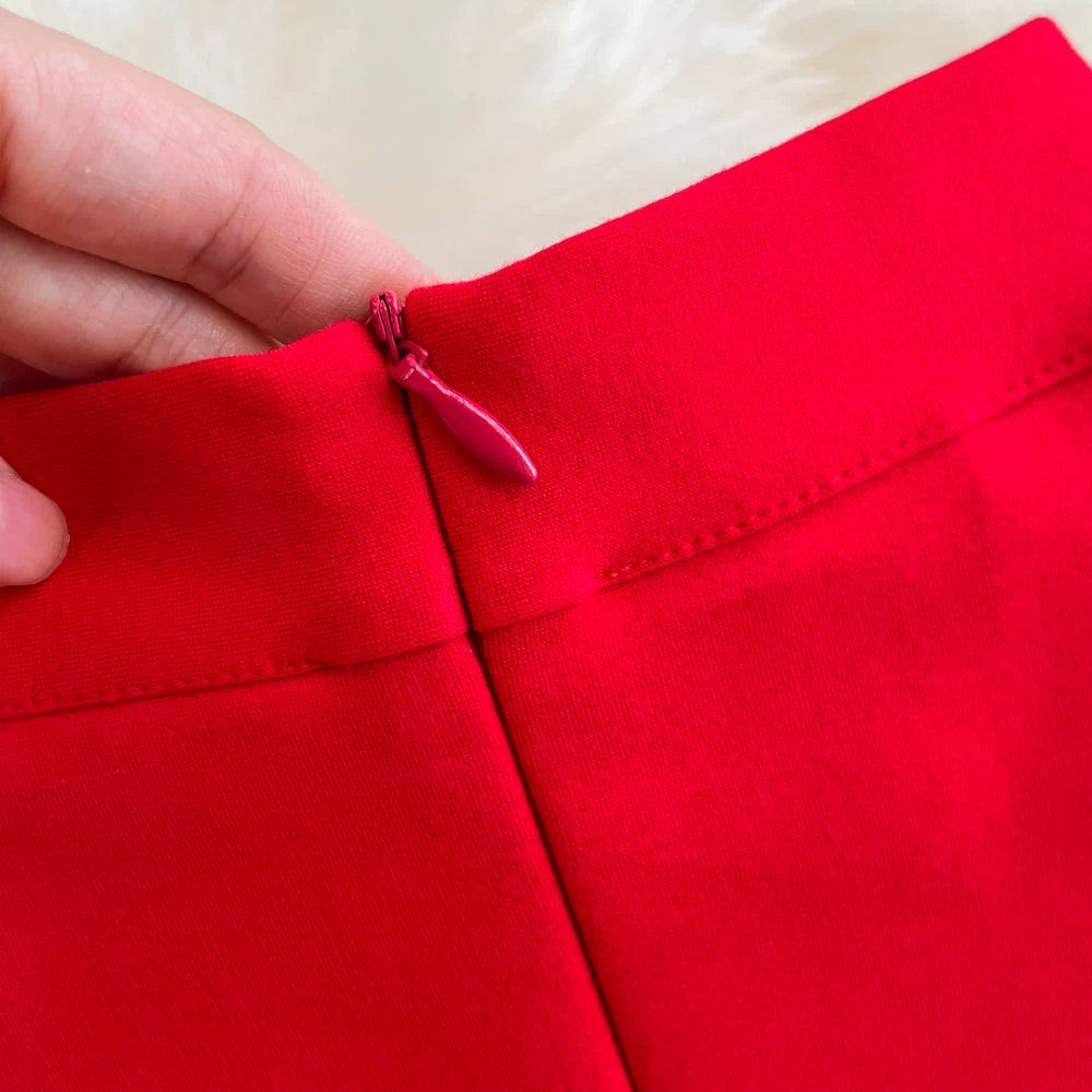 Spring Solid Ruffles Pencil Skirt Women Casual High Waist Midi Skirts for Girls Casual Skirt Clothes Women Wholesale