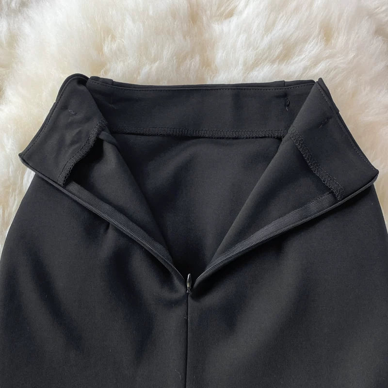 Autumn Solid A-Line Skirt Women Casual High Waist Mini Skirts for Girls Casual Skirt Clothes Women Wholesale