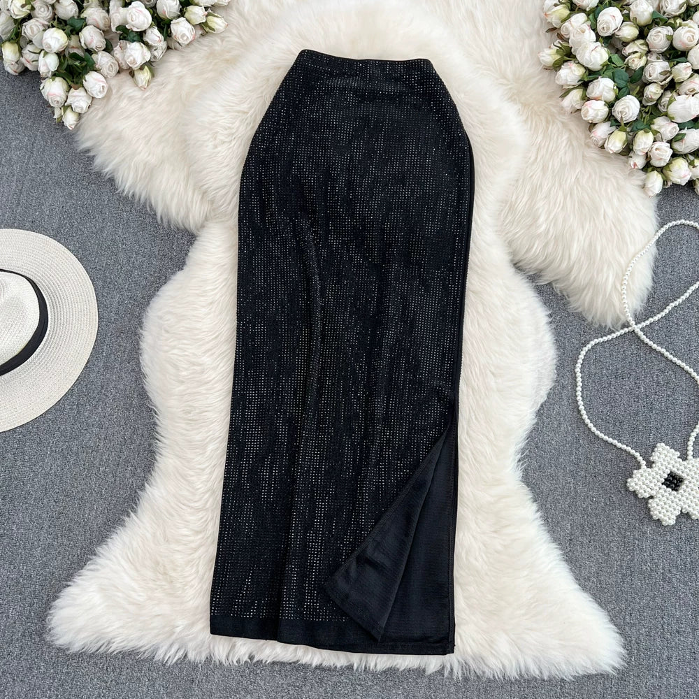 Solid A-Line Skirt Women Casual Midi Skirts for Girls Casual Skirt Clothes Women Wholesale