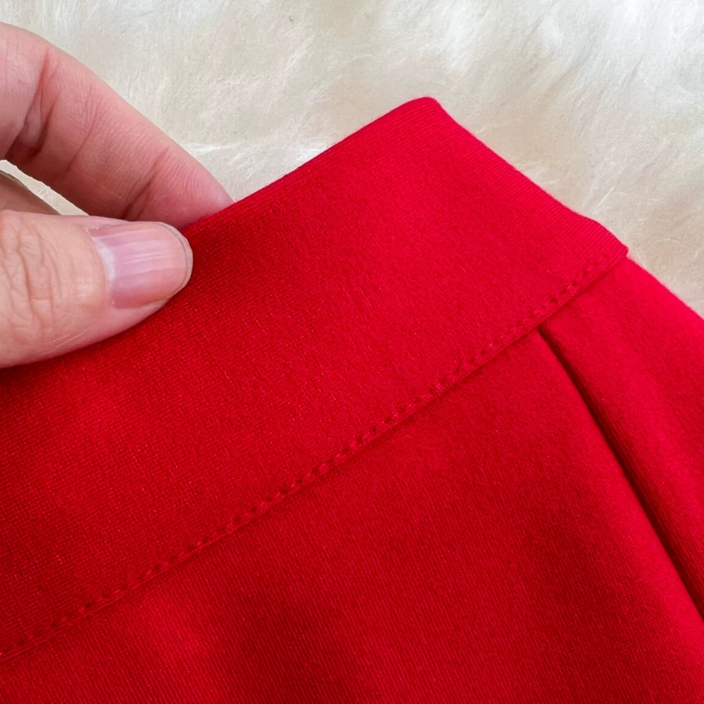 Spring Solid Ruffles Pencil Skirt Women Casual High Waist Midi Skirts for Girls Casual Skirt Clothes Women Wholesale