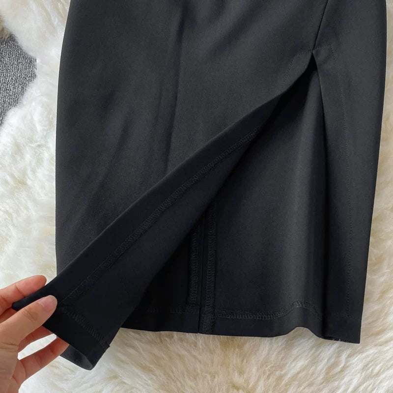 Autumn Solid A-Line Skirt Women Casual High Waist Mini Skirts for Girls Casual Skirt Clothes Women Wholesale