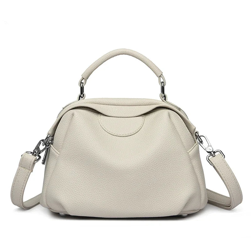 High Quality Soft Leather Tote Bag Fashion Women Shoulder Messenger Bag Large Capacity Wear-resistant Bag Luxury Handbag Sac