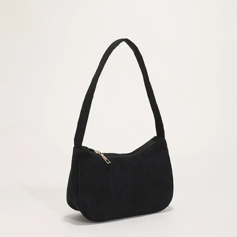 2023 Girls Women Crossbody Bags Shoulder Bags Purse Solid Color Top-Handle Bags Fashion Retro Corduroy Designer Handbags