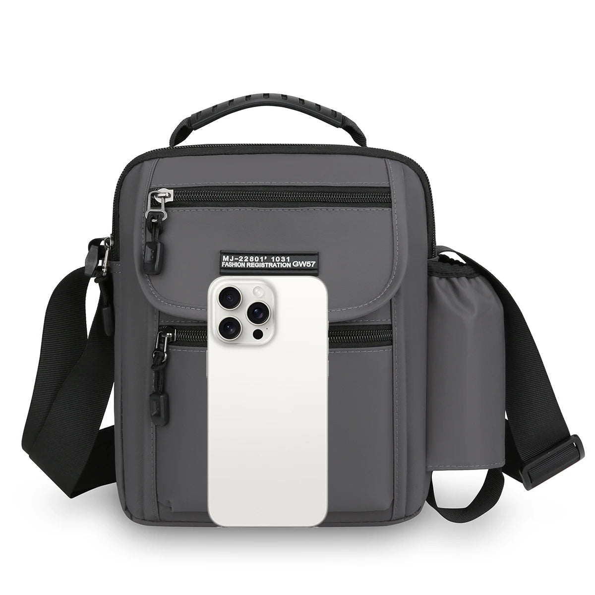 Men Bags Handbag High Quality Crossbody Bag for Men Stylish Men's Handbag Shoulder Bag with Bottle Pocket
