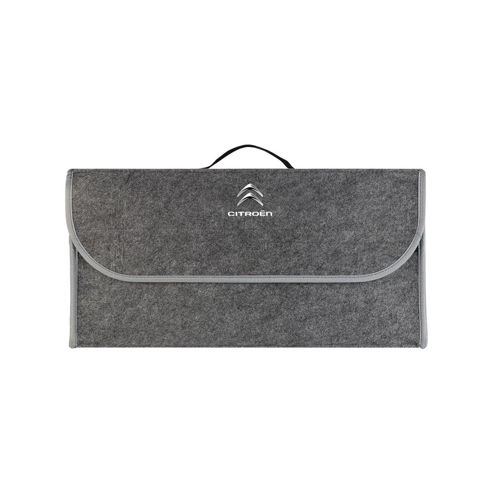 Car Trunk Storage Bag Leather Camping Box Collapsible Auto Organizer For Citroen C1 C2 C3 C4 C5 C6 C8 C4L DS4 DS6 Grand Picasso