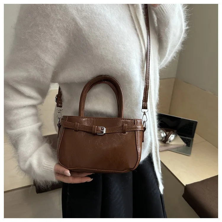 Handbag Girls Trend Fashion Korean Small Square Bag Premium Versatile Shoulder Crossbody Bag