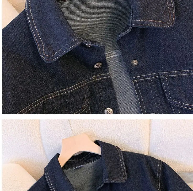 Women's Denim Jackets Streetwear Short Sleeve Summer Jean Jacket Outwear Ropa Mujer Fashion Retro Vintage Coat Cropped Tops