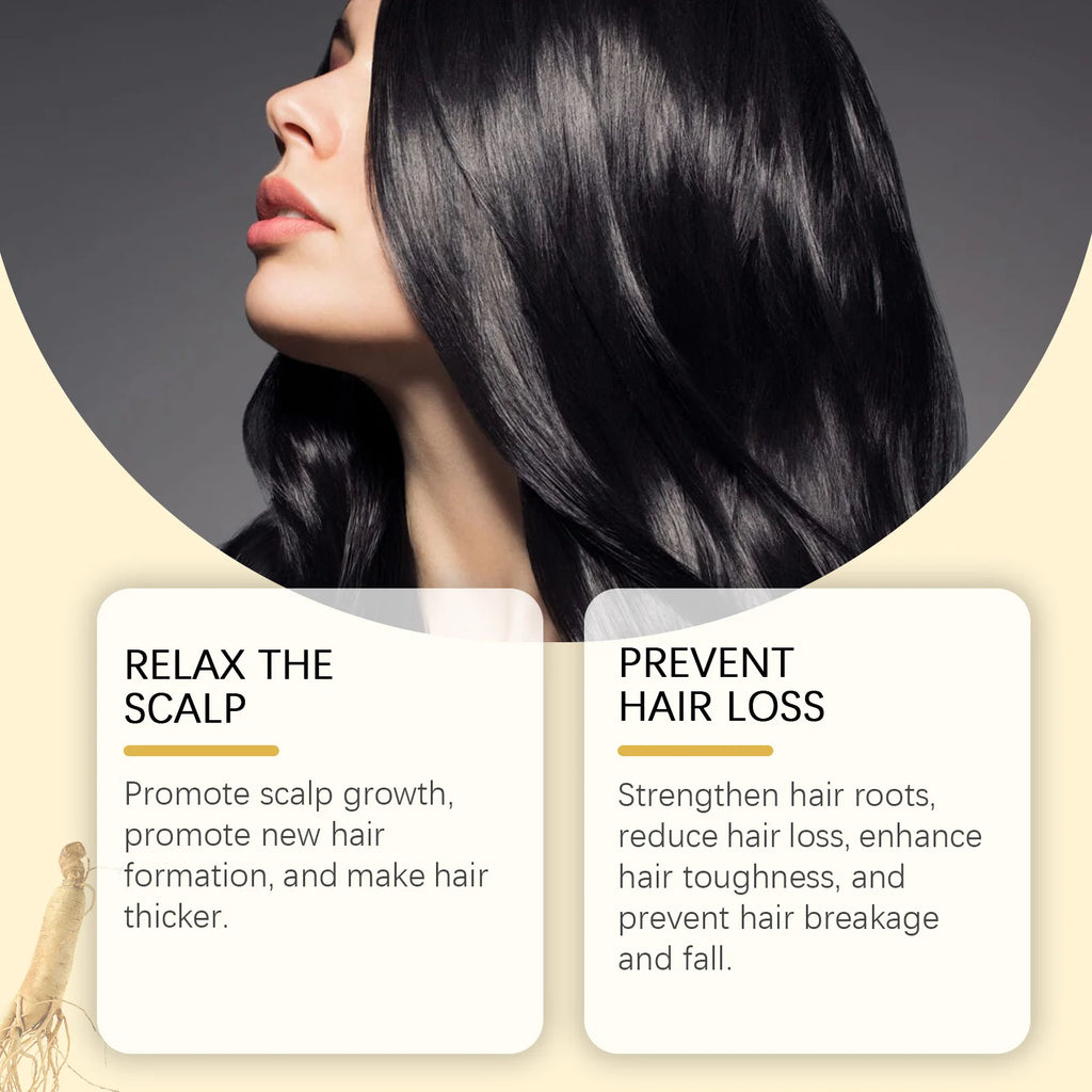 Plant Extract Hair Care Essential Oil, Smooth and Shiny without Greasiness, Gently Repairs Scalp and Hair, Glossy Nourishing Oil