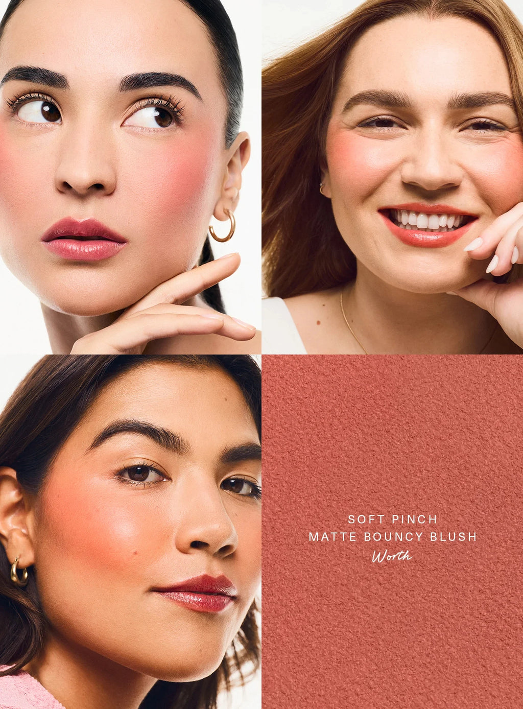 Rare Beauty Soft Pinch Matte Bouncy Cushiony Cream-to-powder Blush Airy And Lightweight Soft Pinch Liquid Blush Natural Flush