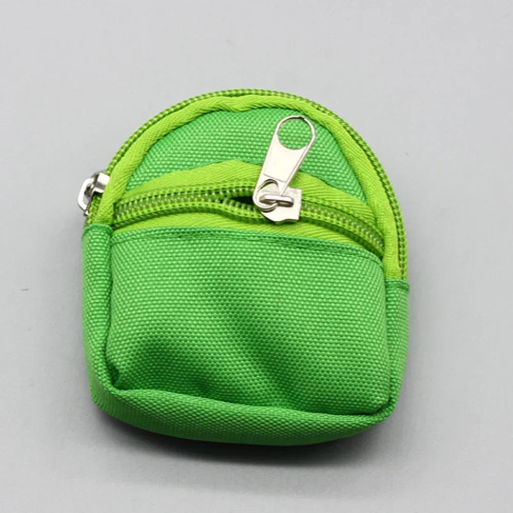 HOT Cute For Labubu Doll Canvas Backpack Simulation Pet Bag for 15/17cm Dolls Cute Doll Accessories