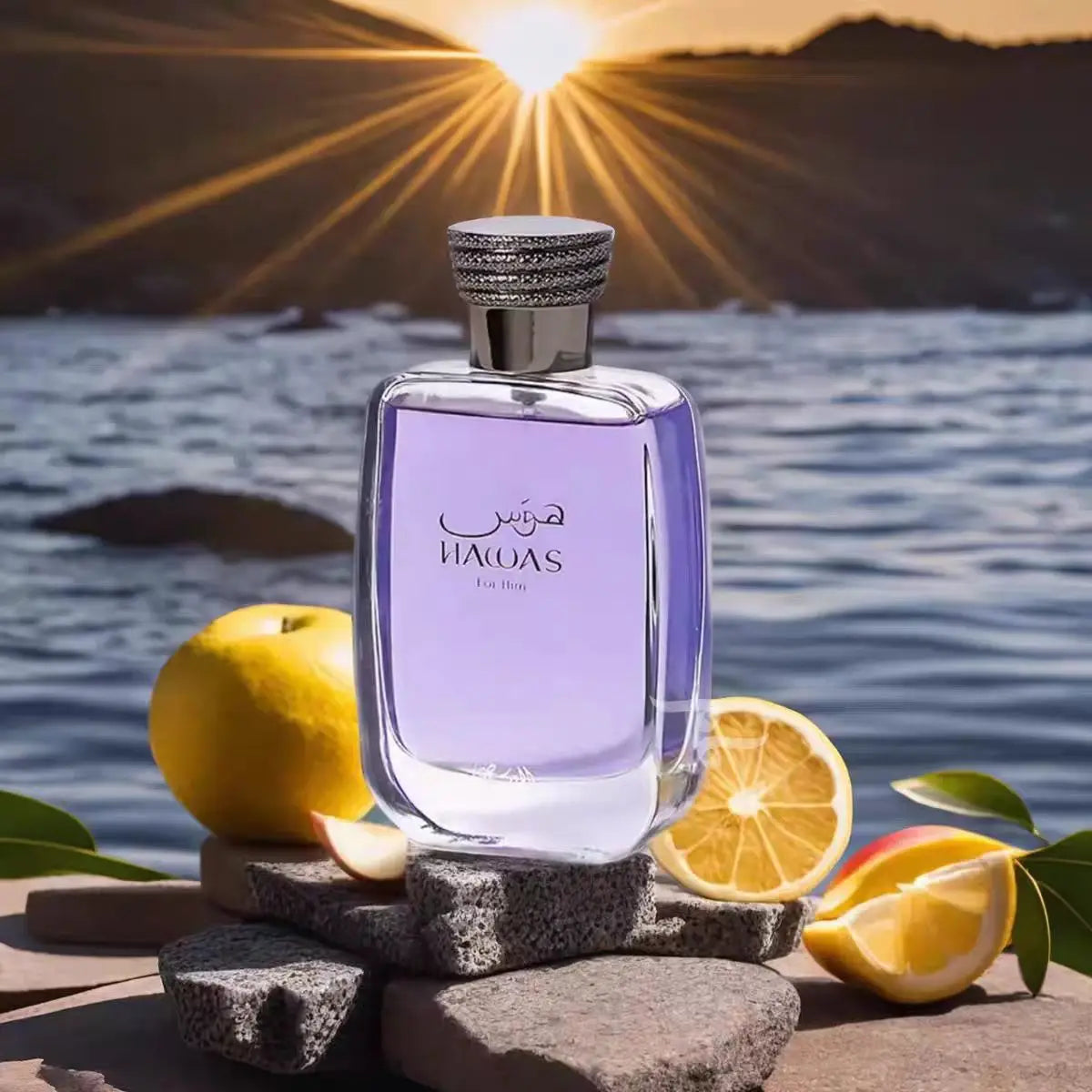 Arabic Brand Fragrant Fruit Lemon Jasmine Woody Charm Cologne Perfume Long-lasting Business Men's Daily Neutral Fragrance Spray