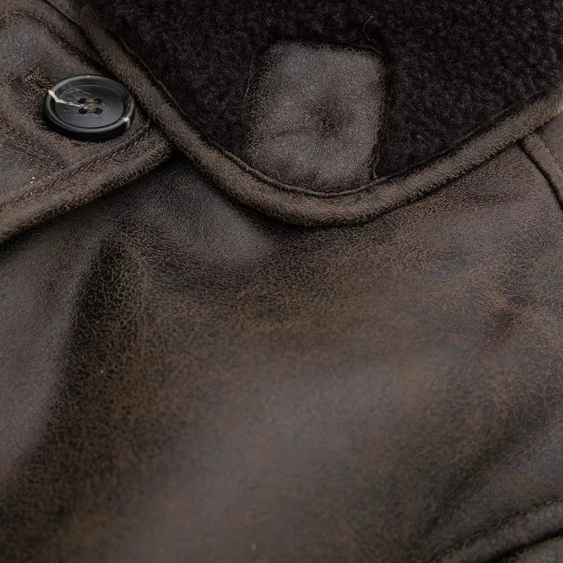 Women's Jackets 2025 New Faux Leather Jackets For Women Winter Warm Bomber Jacket Woman Long Sleeve Demi-Season Plush Jacket