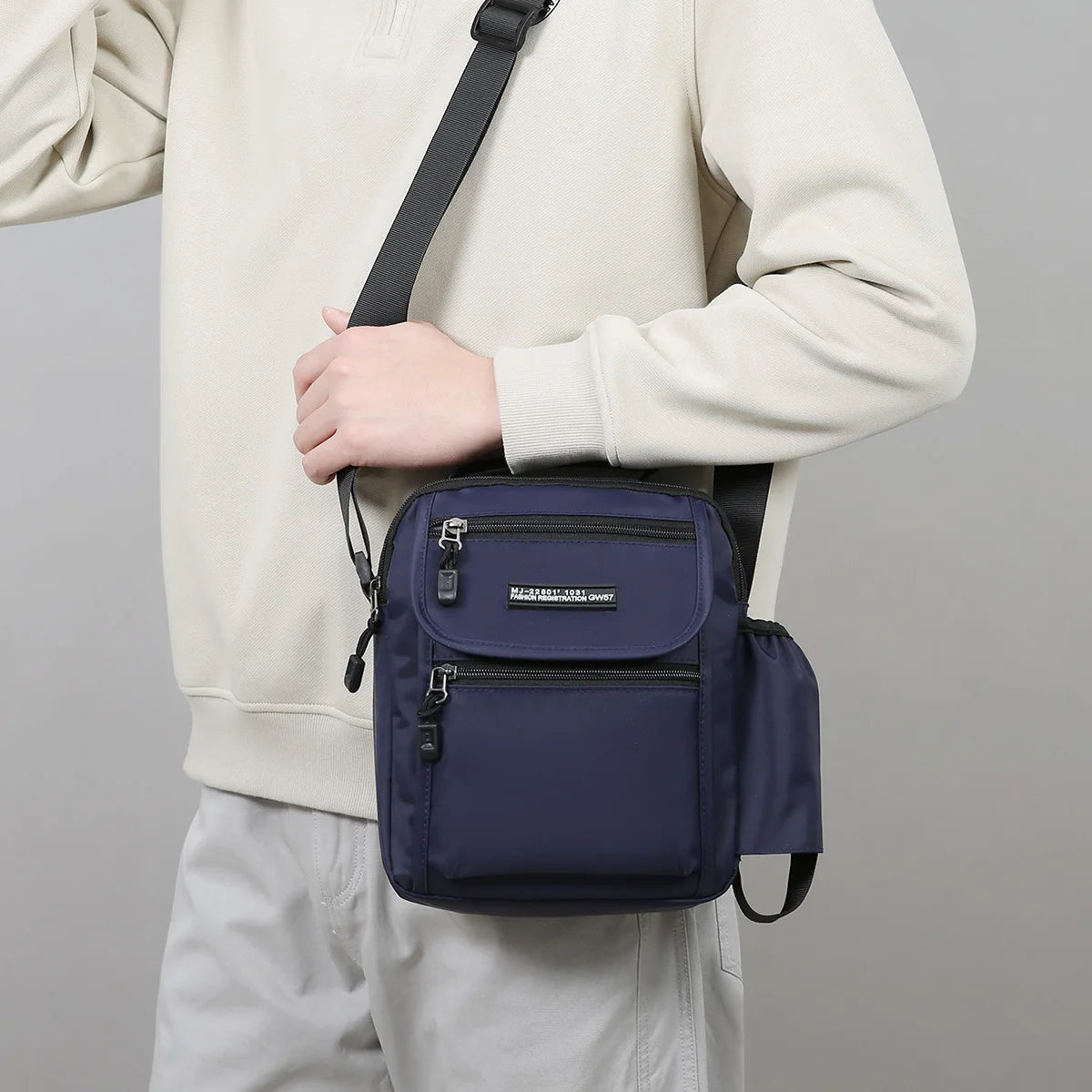 Men Bags Handbag High Quality Crossbody Bag for Men Stylish Men's Handbag Shoulder Bag with Bottle Pocket