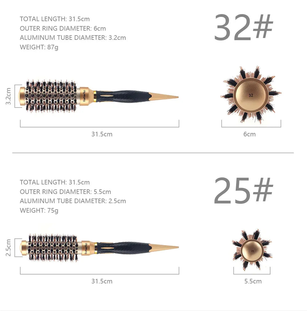 Salon Hairdressing Anti-static Hairdressing And Curling Styling Barber Hair Comb Women Wet Curly Hair Brush For  Styling Tool
