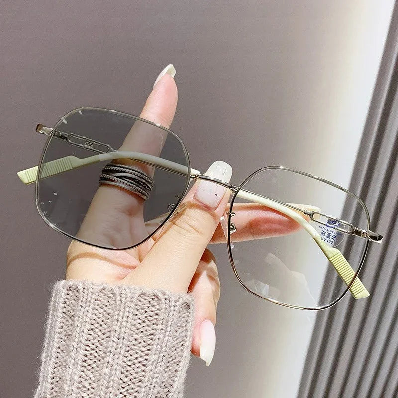 Vintage Photochromic Sun Glasses Unisex Near Sight Myopia Eyewear Outdoor UV400 Shades Glasses Prescription Eyeglasses 0 To -4.0