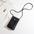 Girl Women Wallet Shoulder Mini Leather Bags Straps Mobile Phone Big Card Holders Wallet Handbag Money Pockets Girls Small Bags