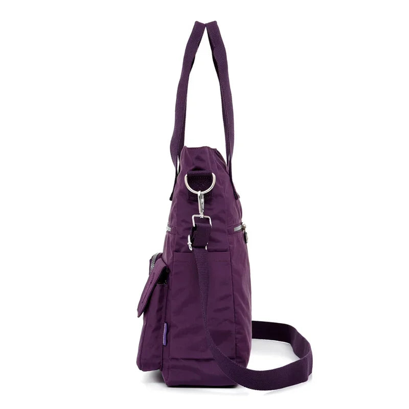 Top-Handle Messenger Bag Handbags Women Famous Brand Nylon Big Shoulder Beach Crossbody Bags Casual Tote Female Purse Sac bolsa