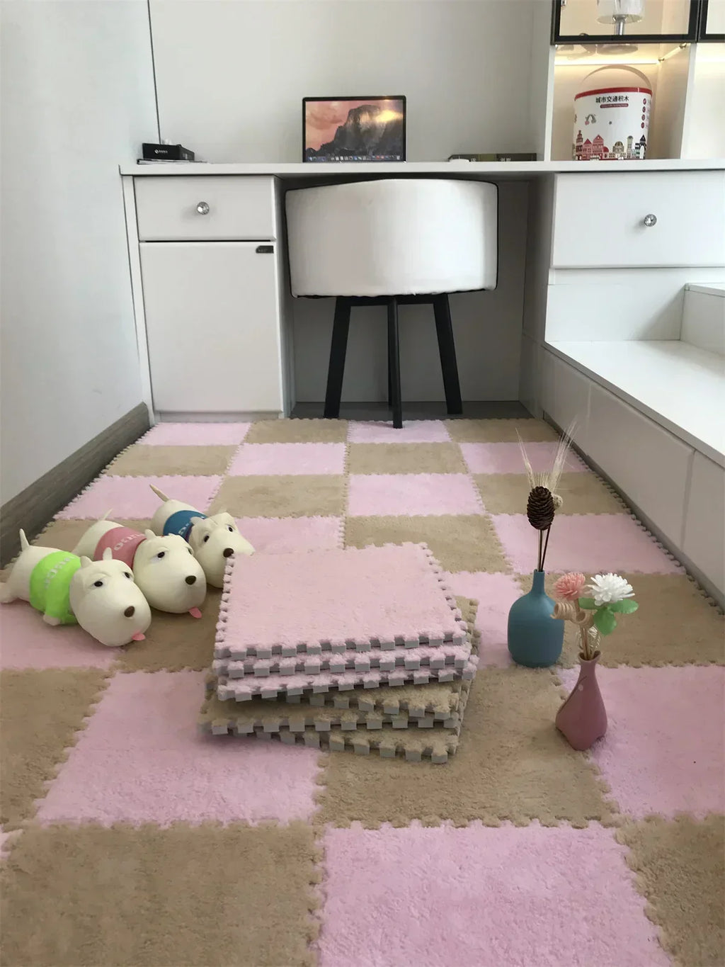 Children's Room Activity Mat Baby Household Non-slip Crawling Mat EVA Foam Puzzle Carpet Bedroom Living Room Decoration