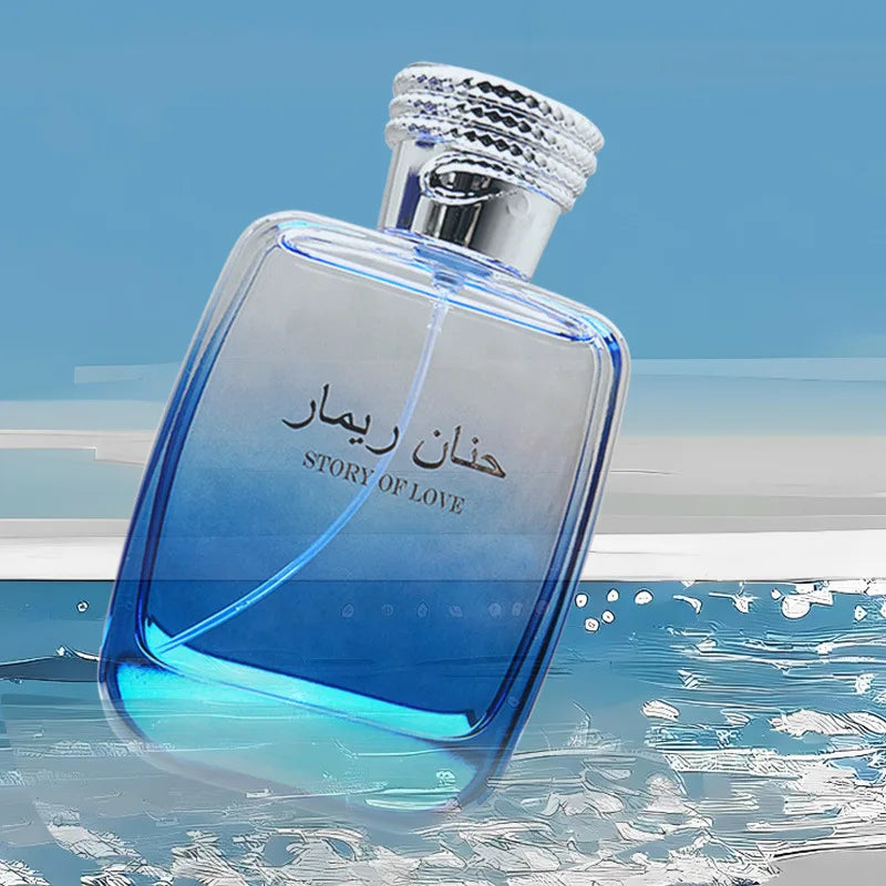 Arabic Brand Fragrant Fruit Lemon Jasmine Woody Charm Cologne Perfume Long-lasting Business Men's Daily Neutral Fragrance Spray