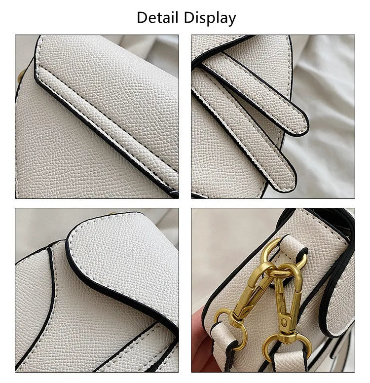 Fashion Children's Bags Ins Girls Niche Messenger Bag Retro Portable Saddle Bag Baby Kids Shoulder Bag Accessories Handbag BM092