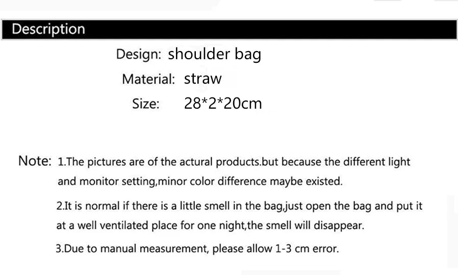 Summer Beach Straw Clutch Bag Cute Crossbody Bag for Women Travel Shoulder Bags Purse Ladies Casual Wicker Handbags