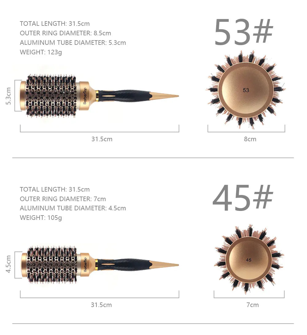 Salon Hairdressing Anti-static Hairdressing And Curling Styling Barber Hair Comb Women Wet Curly Hair Brush For  Styling Tool