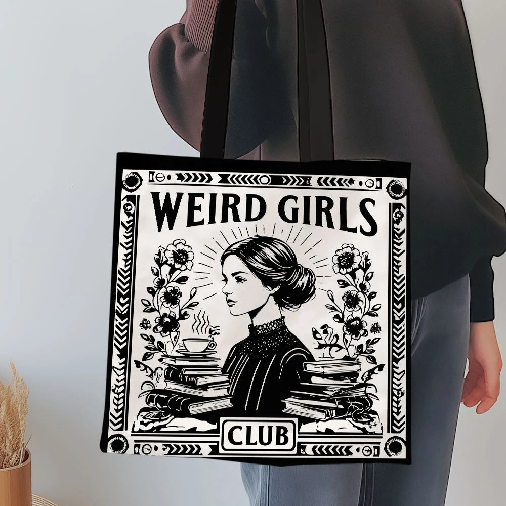 1 Pc Weird Girls Club Tote Bag, Girls Club Gifts, Girls Squad, Girls Crew, Girls Weekend, Gift For Hot Girls, Gift For Her, Bes