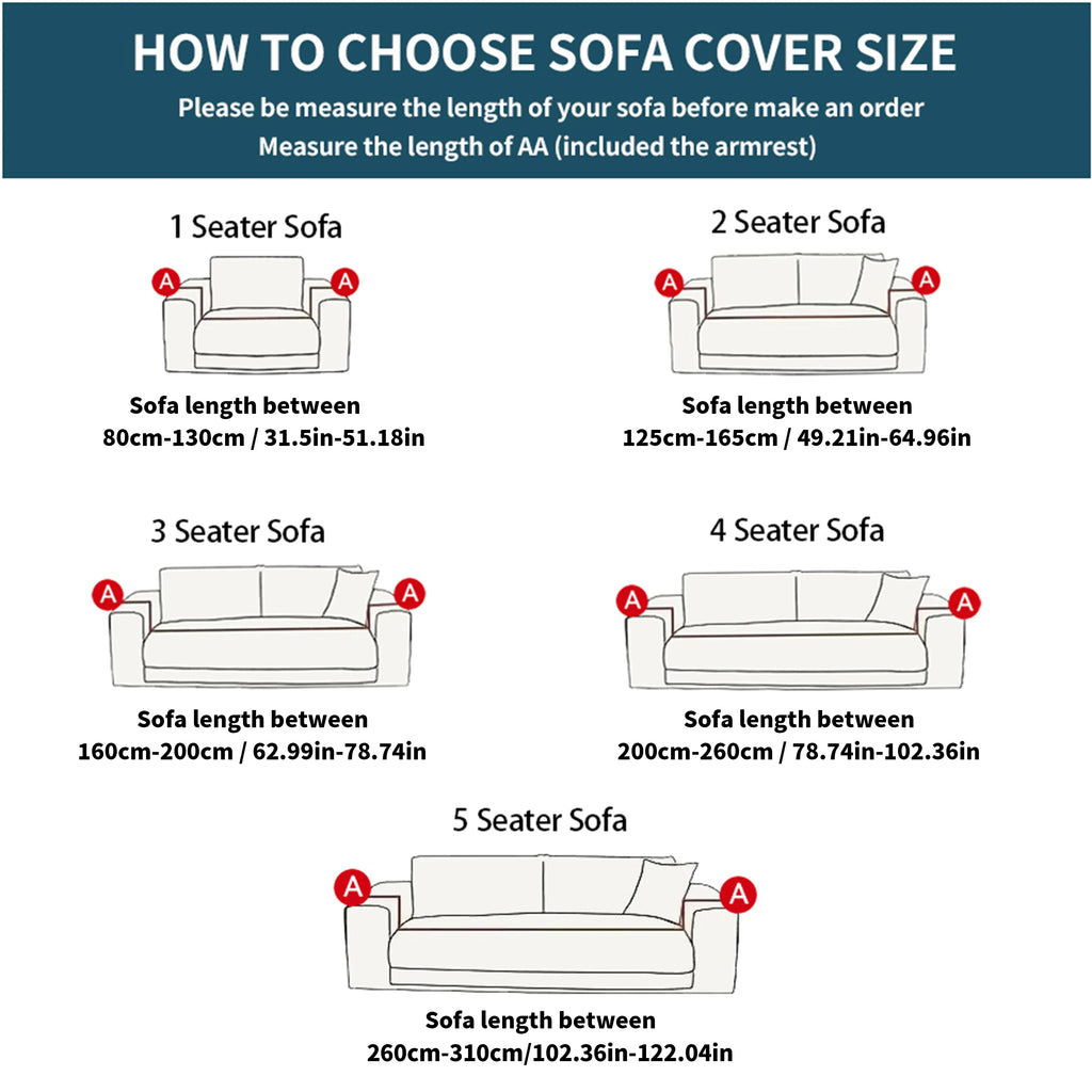 Breathable & soft sofa cover with three-dimensional design elastic stretch anti slip washable suitable for all seasons
