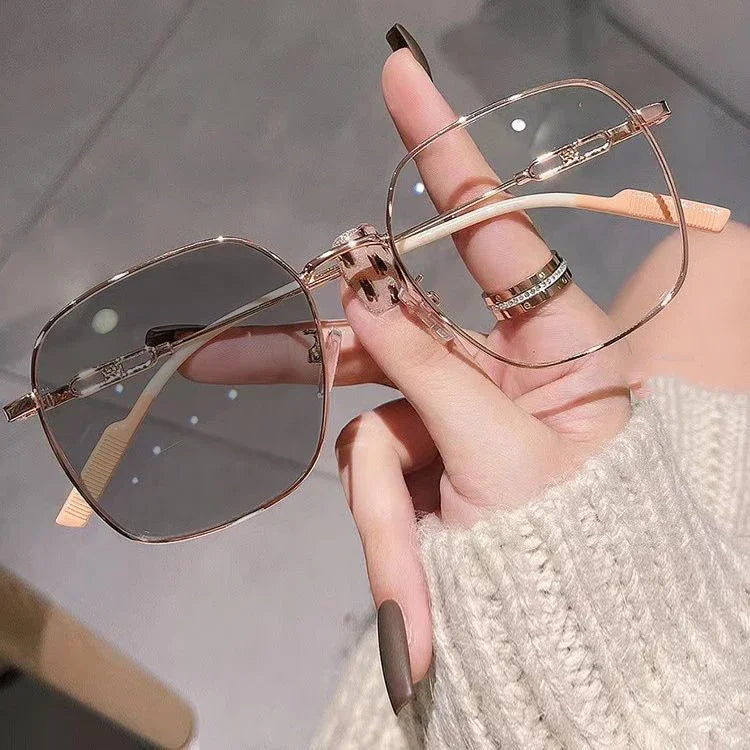 Vintage Photochromic Sun Glasses Unisex Near Sight Myopia Eyewear Outdoor UV400 Shades Glasses Prescription Eyeglasses 0 To -4.0